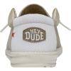 imageHey Dude Mens Wally Stitch  Mens Loafers  Mens Slip On Shoes  Comfortable ampamp LightWeightOffwhite