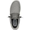 imageHey Dude Mens WallyTri Varsity Sport Mesh  Mens Shoes  Men Slipon Loafers  Comfortable ampamp LightWeightAsh