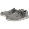 imageHey Dude Mens WallyTri Varsity Sport Mesh  Mens Shoes  Men Slipon Loafers  Comfortable ampamp LightWeightAsh