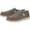 imageHey Dude Mens WallyTri Varsity Sport Mesh  Mens Shoes  Men Slipon Loafers  Comfortable ampamp LightWeightBeige