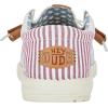 imageHey Dude Mens WallyTri Varsity Sport Mesh  Mens Shoes  Men Slipon Loafers  Comfortable ampamp LightWeightBlueRed
