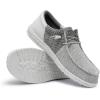 imageHey Dude Mens WallyTri Varsity Sport Mesh  Mens Shoes  Men Slipon Loafers  Comfortable ampamp LightWeightStone White