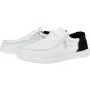 imageHey Dude Mens WallyTri Varsity Sport Mesh  Mens Shoes  Men Slipon Loafers  Comfortable ampamp LightWeightWhiteWhite