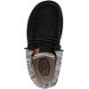 imageHey Dude Wendy Fold Youth  Girls Loafers  Girls Slip On Shoes  Comfortable ampamp Light WeightBlack