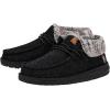 imageHey Dude Wendy Fold Youth  Girls Loafers  Girls Slip On Shoes  Comfortable ampamp Light WeightBlack