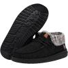 imageHey Dude Wendy Fold Youth  Girls Loafers  Girls Slip On Shoes  Comfortable ampamp Light WeightBlack