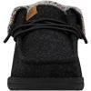 imageHey Dude Wendy Fold Youth  Girls Loafers  Girls Slip On Shoes  Comfortable ampamp Light WeightBlack