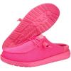 imageHey Dude Wendy Slip Classic  Womens Shoes  Womens Slip On Loafers  Comfortable ampamp LightWeightElectric Pink