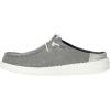 imageHey Dude Wendy Slip Classic  Womens Shoes  Womens Slip On Loafers  Comfortable ampamp LightWeightMetallic SparkleCharcoal