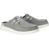 imageHey Dude Wendy Slip Classic  Womens Shoes  Womens Slip On Loafers  Comfortable ampamp LightWeightMetallic SparkleCharcoal