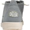 imageHey Dude Womens Wendy Mid Suede Boho  Womens Shoes  Womens Slip On Loafers  Comfortable ampamp LightWeightGrey