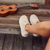 imageHey Dude Womens Wendy Mid Suede Boho  Womens Shoes  Womens Slip On Loafers  Comfortable ampamp LightWeightIvory