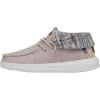 imageHey Dude Wendy Fold Youth  Girls Loafers  Girls Slip On Shoes  Comfortable ampamp Light WeightCream Multi