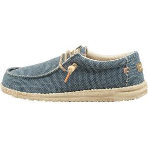 imageHey Dude Mens Wally Stitch  Mens Loafers  Mens Slip On Shoes  Comfortable ampamp LightWeightNavy