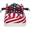 imageHey Dude Wally Americana Wide Off White Size M7  Mens ShoesAmerican Flag