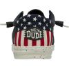 imageHey Dude Wally Americana Wide Off White Size M7  Mens ShoesNavy White