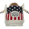 imageHey Dude Wally Americana Wide Off White Size M7  Mens ShoesOffwhite