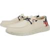 imageHey Dude Wendy Americana Splatter Womens Shoes Womens Slipon Loafers Comfortable ampamp LightWeightOffwhite