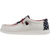 imageHey Dude Wally Americana Wide Off White Size M7  Mens ShoesAmericana