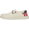 imageHey Dude Wendy Americana Splatter Womens Shoes Womens Slipon Loafers Comfortable ampamp LightWeightOffwhite