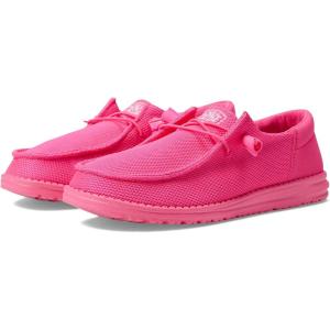 imageHey Dude Womens Wendy Funk LaceUp LoaferElectric Pink