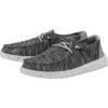 imageHey Dude Wendy Sox Womens Shoes  Women Slipon Loafers  Comfortable ampamp LightWeightDark Grey