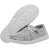 imageHey Dude Wendy Sox Womens Shoes  Women Slipon Loafers  Comfortable ampamp LightWeightGlacier Grey
