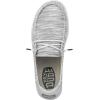imageHey Dude Wendy Sox Womens Shoes  Women Slipon Loafers  Comfortable ampamp LightWeightGlacier Grey