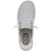 imageHey Dude Wendy Sox Womens Shoes  Women Slipon Loafers  Comfortable ampamp LightWeightStone White