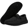 imageHey Dude Wendy Sox Womens Shoes  Women Slipon Loafers  Comfortable ampamp LightWeightWendy Micro Total Black