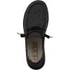 imageHey Dude Wendy Sox Womens Shoes  Women Slipon Loafers  Comfortable ampamp LightWeightWendy Micro Total Black