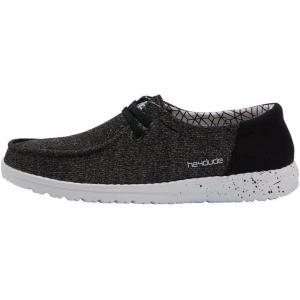 imageHey Dude Wendy Sox Womens Shoes  Women Slipon Loafers  Comfortable ampamp LightWeightBlack