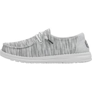 imageHey Dude Wendy Sox Womens Shoes  Women Slipon Loafers  Comfortable ampamp LightWeightGlacier Grey 2