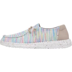 imageHey Dude Wendy Sox Womens Shoes  Women Slipon Loafers  Comfortable ampamp LightWeightWendy Aurora White