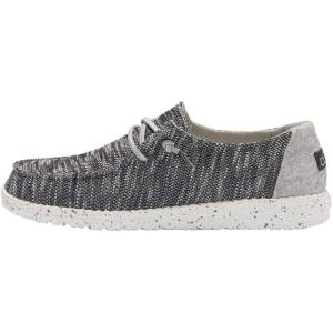 imageHey Dude Wendy Sox Womens Shoes  Women Slipon Loafers  Comfortable ampamp LightWeightWendy Dark Grey