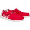 imageHey Dude Wally Diet Coke Mens Shoes Comfortable ampamp LightWeightTrue RedWhite
