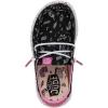 imageHey Dude Toddler Wendy Sparkle  Toddler Loafers  Kids Slip on Shoes  Comfortable ampamp LightWeightUnicorn Black