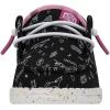 imageHey Dude Toddler Wendy Sparkle  Toddler Loafers  Kids Slip on Shoes  Comfortable ampamp LightWeightUnicorn Black
