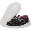 imageHey Dude Toddler Wendy Sparkle  Toddler Loafers  Kids Slip on Shoes  Comfortable ampamp LightWeightUnicorn Black