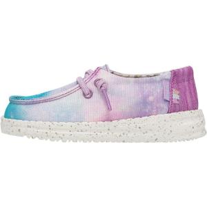 imageHey Dude Toddler Wendy Sparkle  Toddler Loafers  Kids Slip on Shoes  Comfortable ampamp LightWeightMulticolor