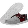 imageHey Dude Mens Wally Loafer Multiple Colors  Mens Shoes  Mens Lace Up LoafersCrimson