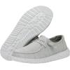 imageHey Dude Mens Wally Loafer Multiple Colors  Mens Shoes  Mens Lace Up LoafersGrey