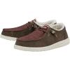 imageHey Dude Mens Wally Loafer Multiple Colors  Mens Shoes  Mens Lace Up LoafersRecycled Leather Campfire