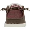 imageHey Dude Mens Wally Loafer Multiple Colors  Mens Shoes  Mens Lace Up LoafersRecycled Leather Campfire