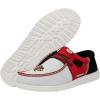 imageHey Dude Wally Mens Shoes Mens Slipon Loafers Comfortable ampamp LightWeightLouisville RedBlack