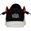 imageHey Dude Wally Mens Shoes Mens Slipon Loafers Comfortable ampamp LightWeightLouisville RedBlack