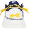 imageHey Dude Wally Mens Shoes Mens Slipon Loafers Comfortable ampamp LightWeightMichigan WhiteYellow