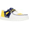 imageHey Dude Wally Mens Shoes Mens Slipon Loafers Comfortable ampamp LightWeightMichigan WhiteYellow