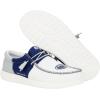 imageHey Dude Wally Mens Shoes Mens Slipon Loafers Comfortable ampamp LightWeightPenn State NavyGrey