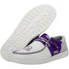 imageHey Dude Wally Mens Shoes Mens Slipon Loafers Comfortable ampamp LightWeightTcu PurpleWhite